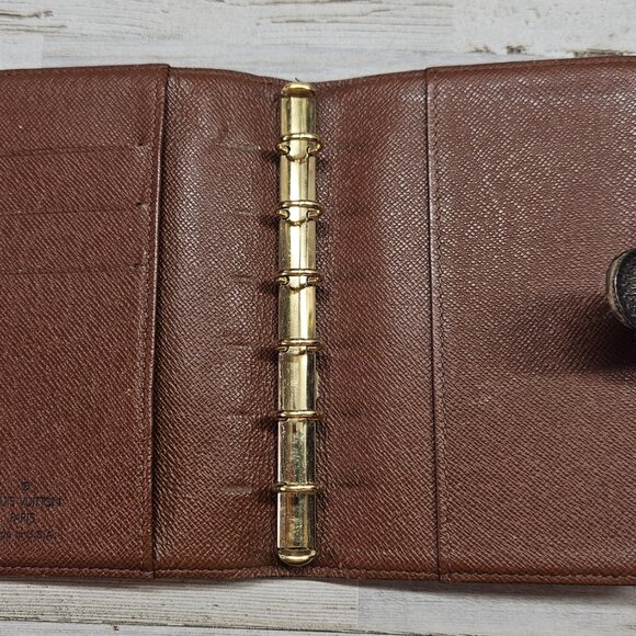 Authentic Louis Vuitton Monogram Canvas Agenda PM (Small Ring Planner) - Picture 4 of 11